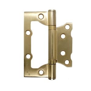 Петля без врезки TRODOS 100*75*2,5 б/к золото