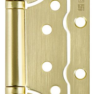 Петля Fuaro (Фуаро) универсальная без врезки IN4500W SB (500-2BB 100x2,5) мат. золото