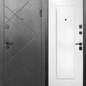 7 см Штамп Букле Графит Белый