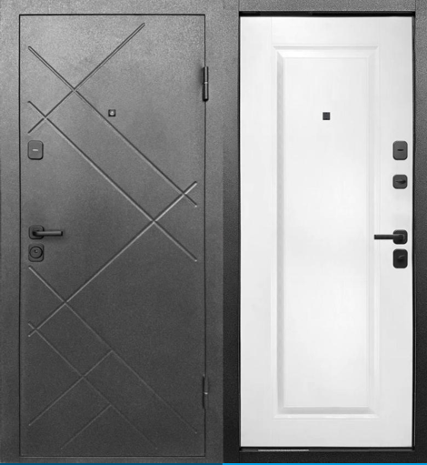 7 см Штамп Букле Графит Белый