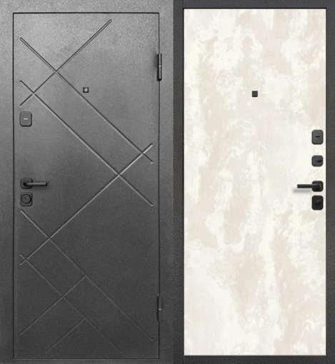 7 см Штамп Букле Графит Перламутр