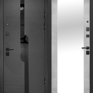 10 см 2 МДФ Букле Графит Зеркало Бетон Снежный