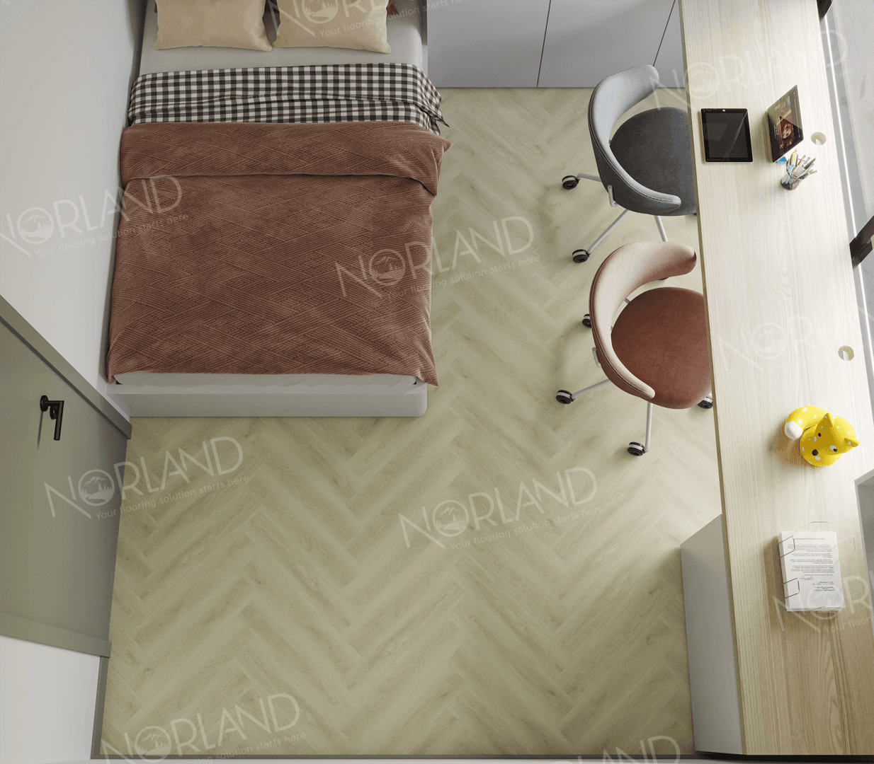 1033-04 SPC Norland Lagom Parquet Raffinert 600*125*3.5, микро фаска (30шт/2.25м2) — изображение 3