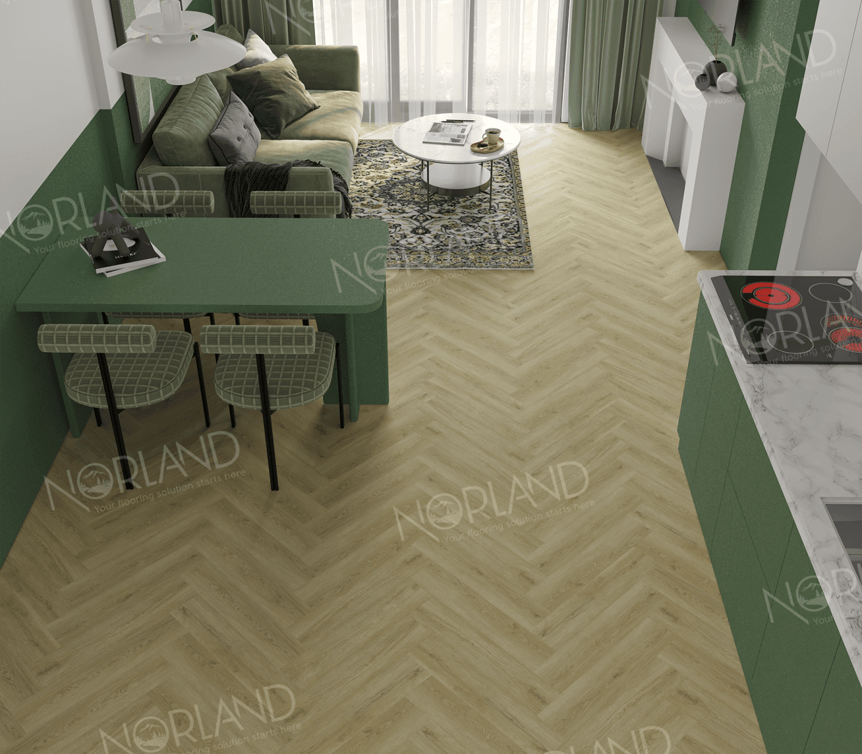 1033-06 SPC Norland Lagom Parquet Sot 600*125*3.5, микро фаска (30шт/2.25м2) — изображение 2