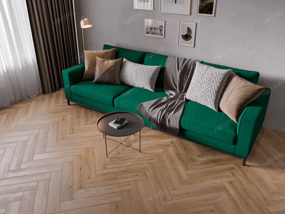 1034-06 LVT Norland Lagom Parquet плитка Sot 590*118*2, микро фаска (37шт/2.58м2) — изображение 3