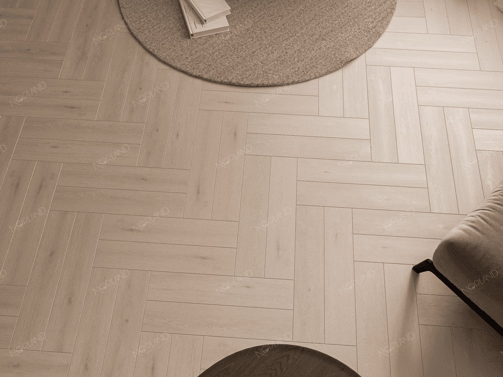 1034-08 LVT Norland Lagom Parquet плитка Elegant 590*118*2, микро фаска (37шт/2.58м2) — изображение 2