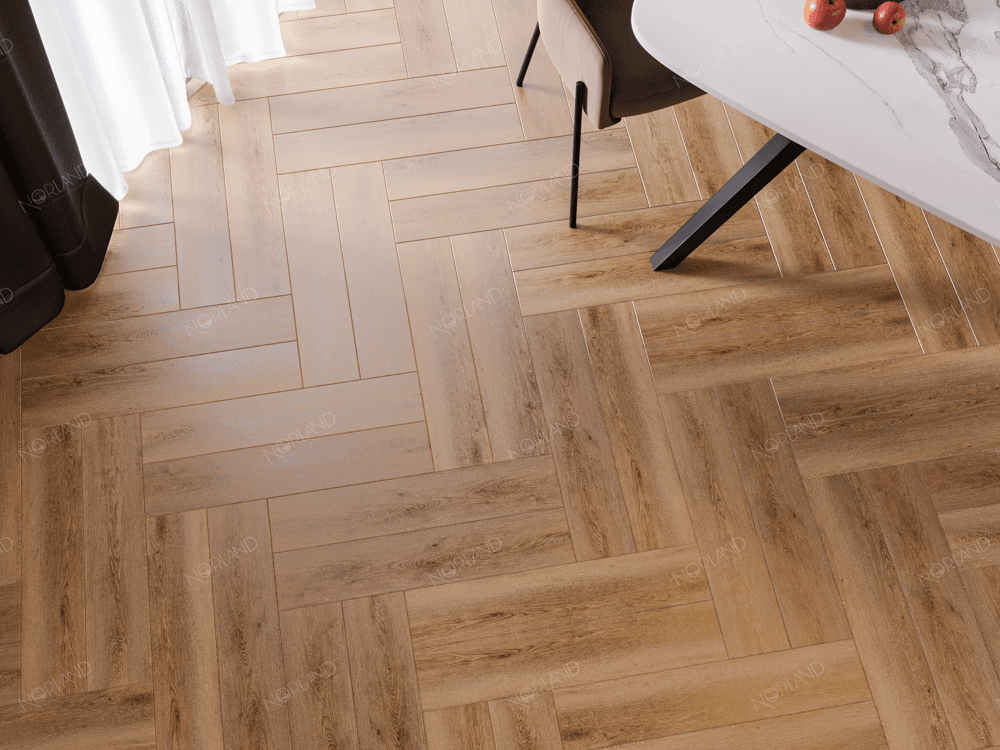 1034-10 LVT Norland Lagom Parquet плитка Mot 590*118*2, микро фаска (37шт/2.58м2) — изображение 2
